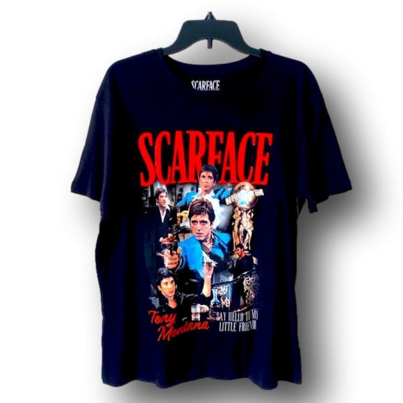 Scarface Movie Tony Mantana Graphic T-Shirt - Size Medium - NWT - Picture 1 of 3